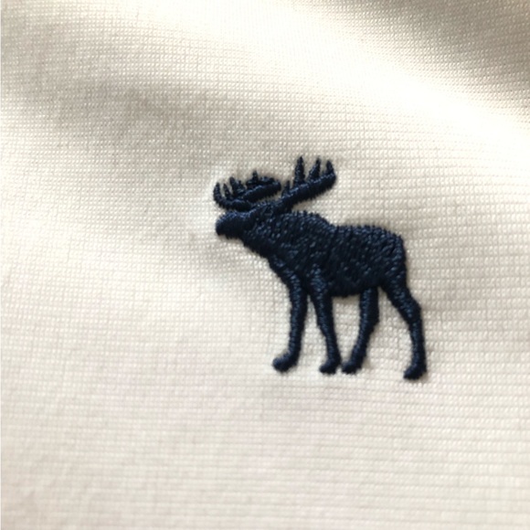 Abercrombie & Fitch Y2K Embroidered Track Jacket in White Size L - Picture 6 of 12